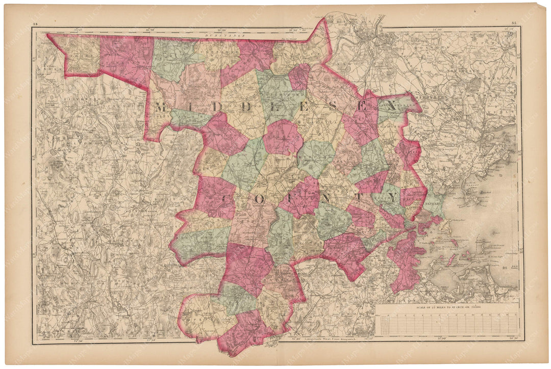 Middlesex County, Massachusetts 1871