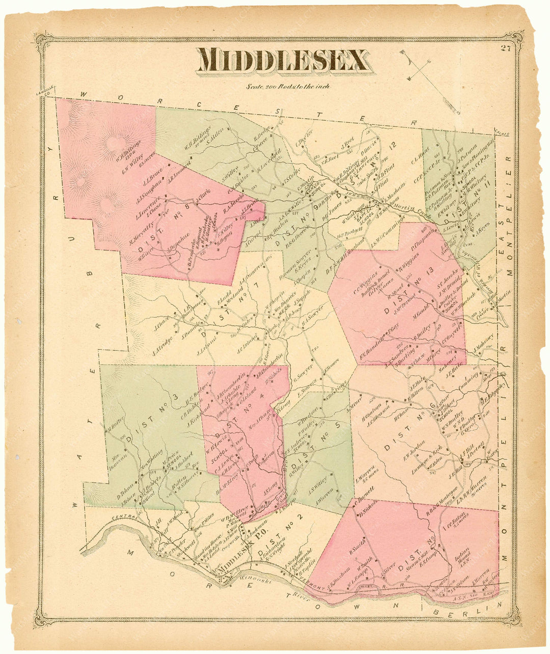 Middlesex, Vermont 1873
