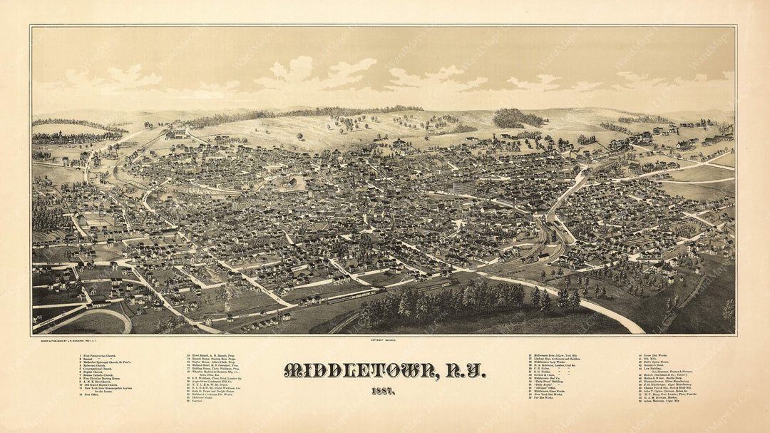 Middletown, New York 1887
