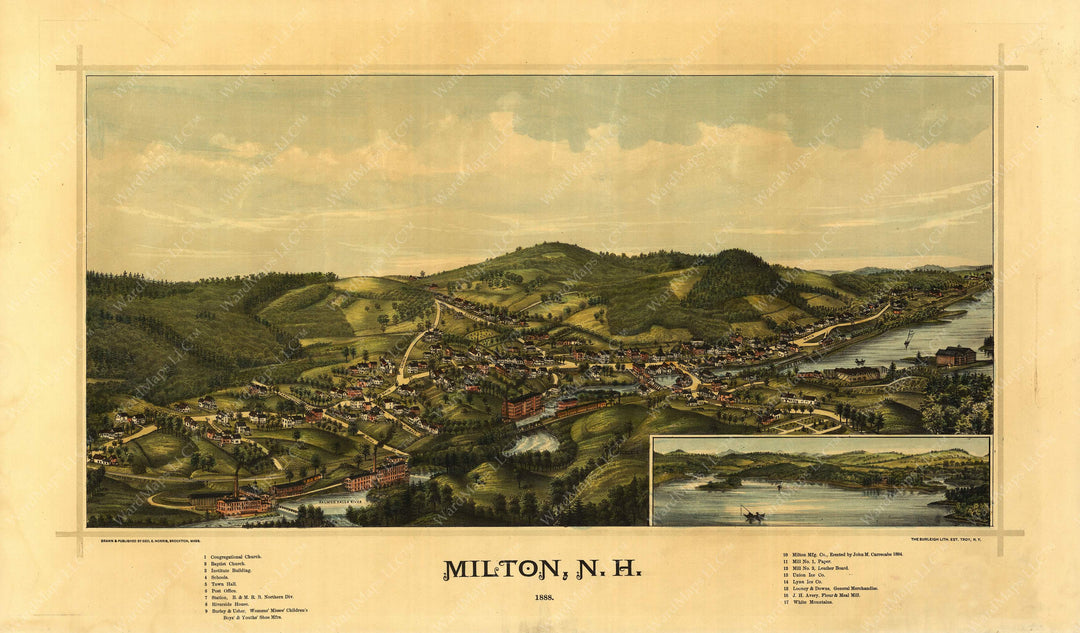 Milton, New Hampshire 1888