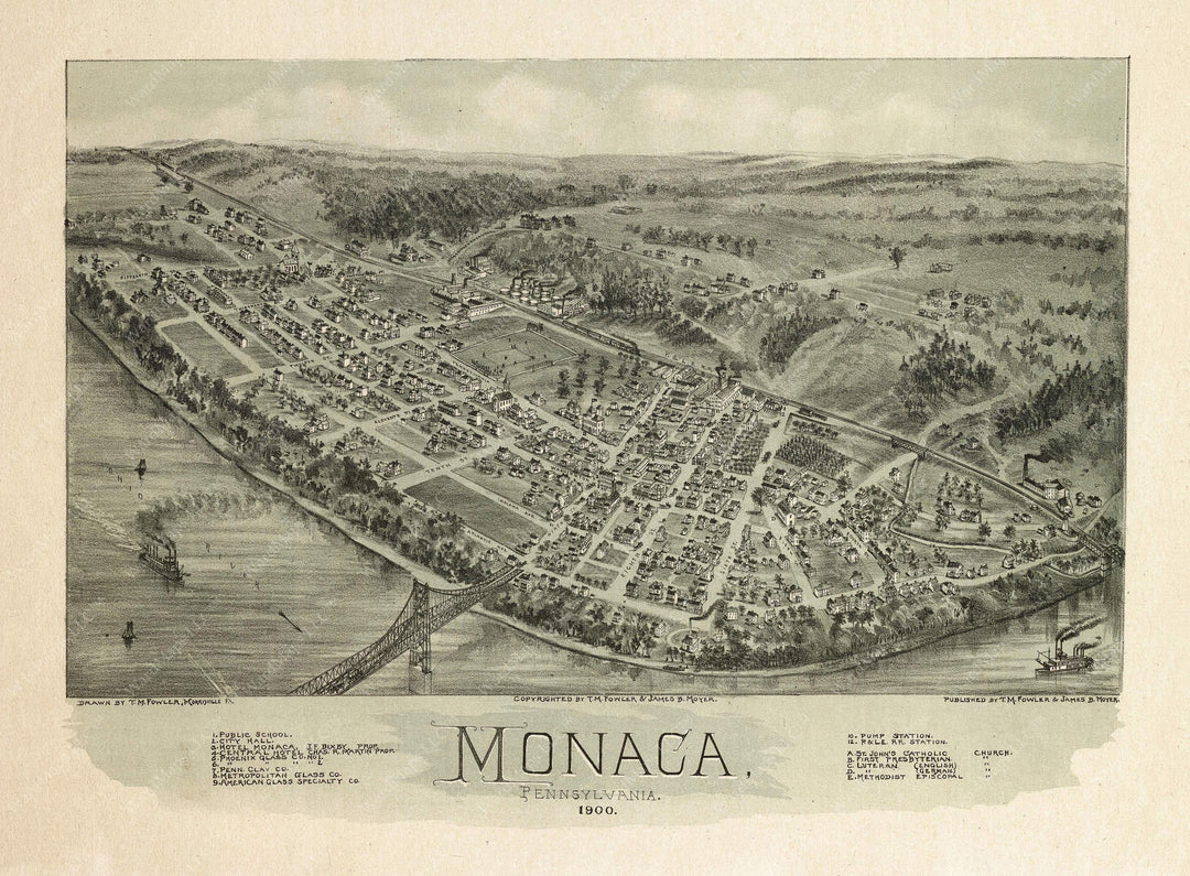 Monaca, Pennsylvania 1900