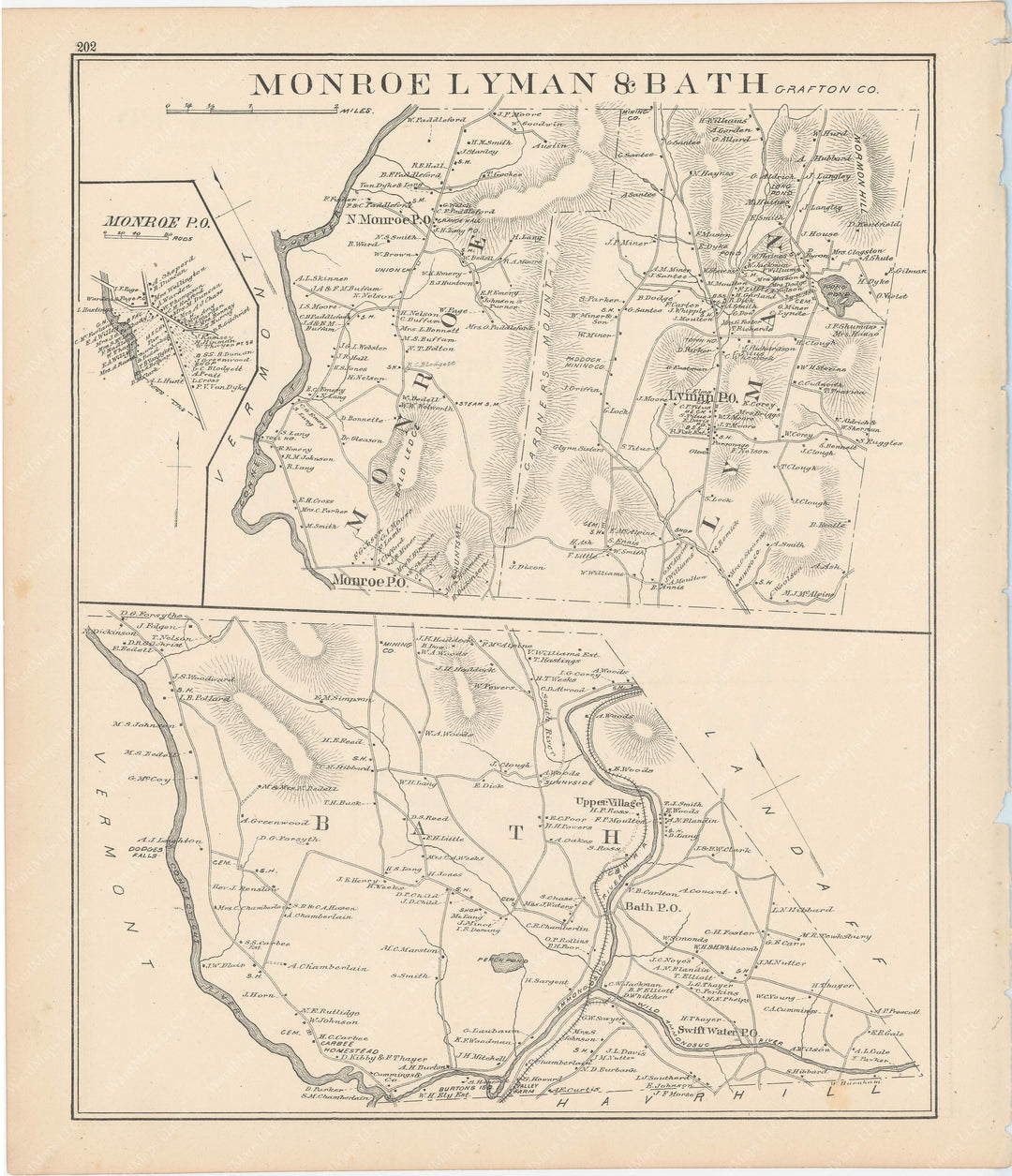 Bath, Lyman, and Monroe, New Hampshire 1892