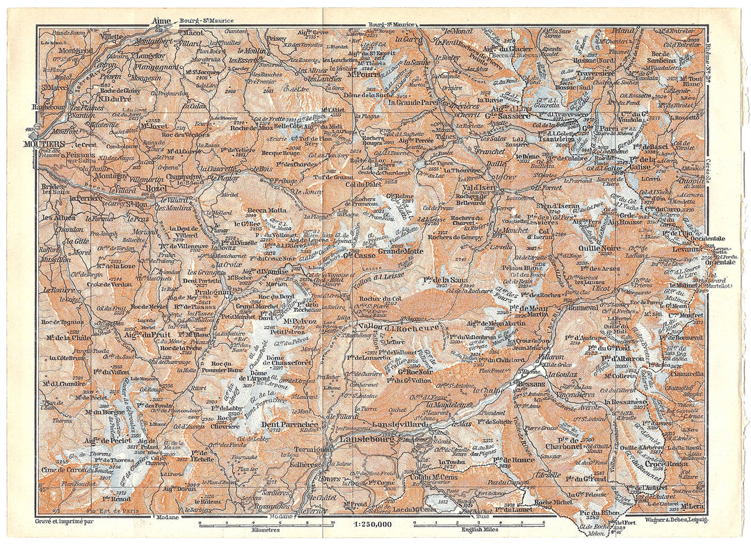 French-Italian Alps, 1910