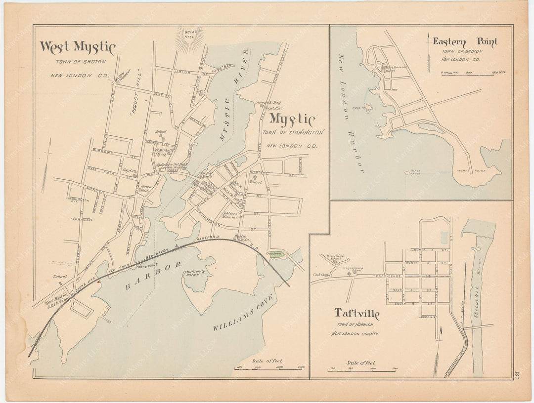 Mystic and Norwich, Connecticut 1893
