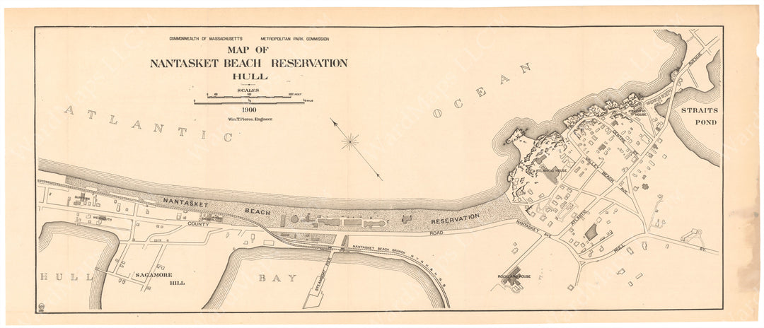 Nantasket Beach Reservation, Hull, Massachusetts 1900