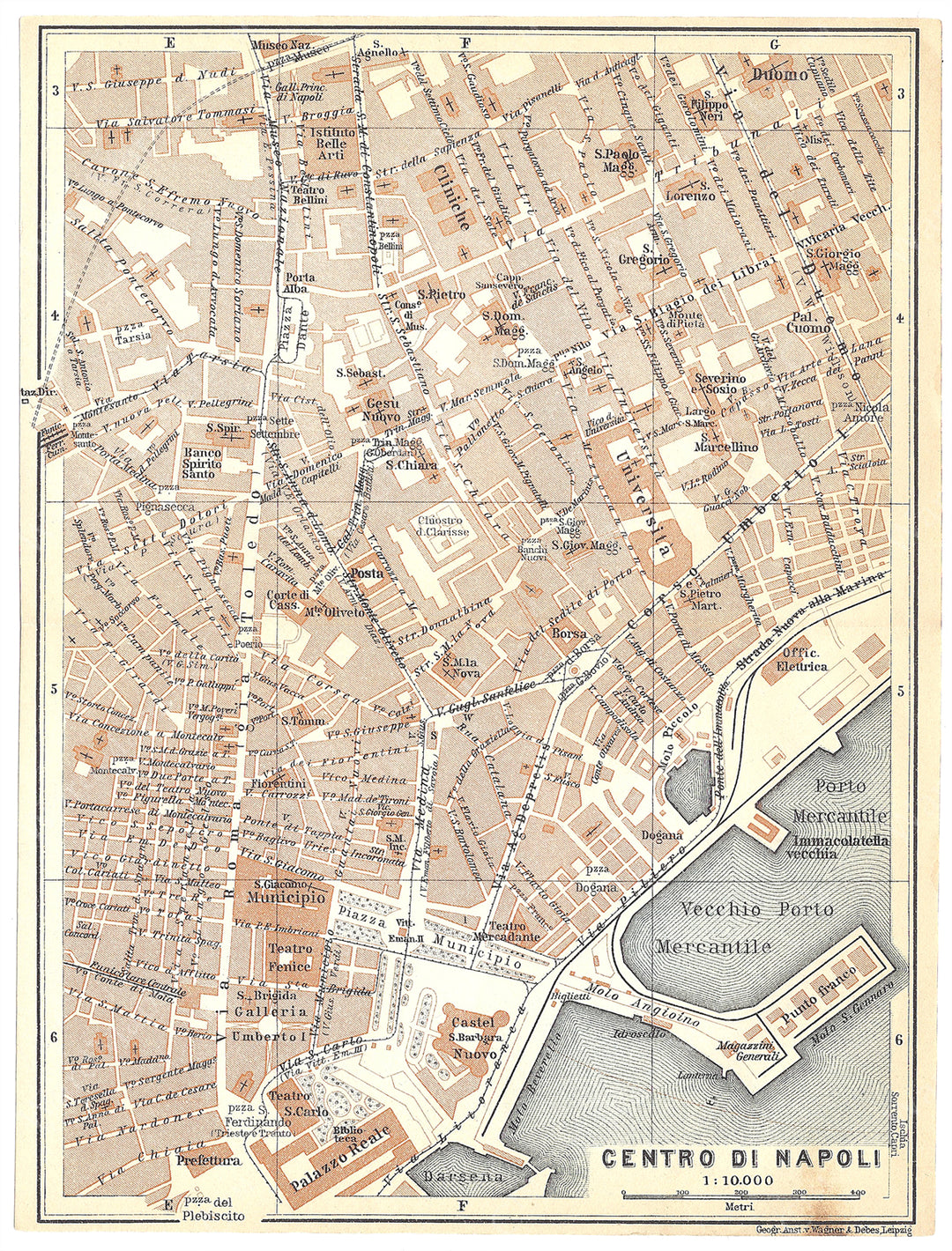 Naples, Italy 1930: City Center