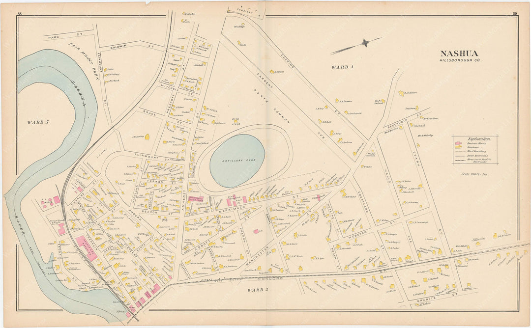 Nashua, New Hampshire 1892