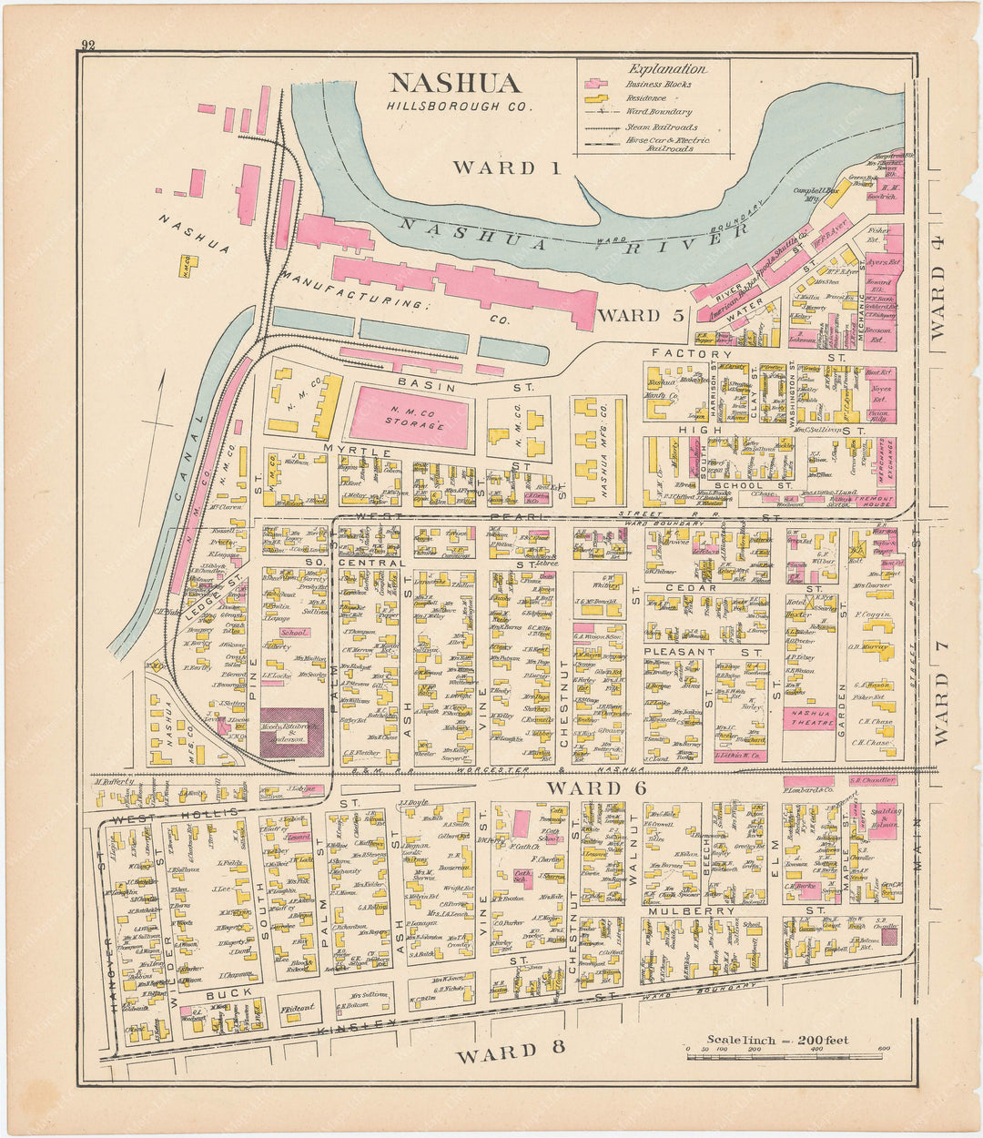 Nashua, New Hampshire 1892