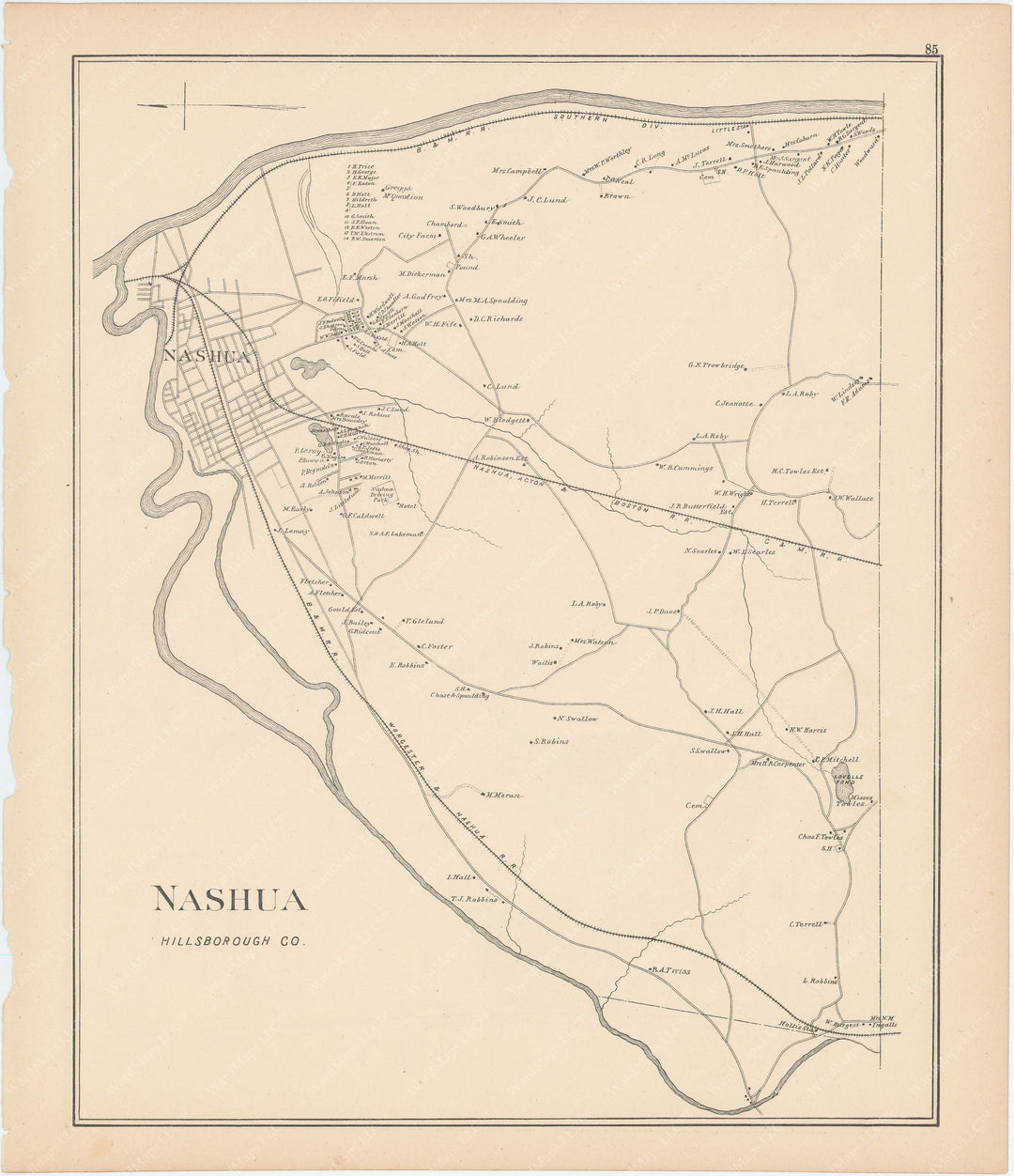 Nashua, New Hampshire 1892