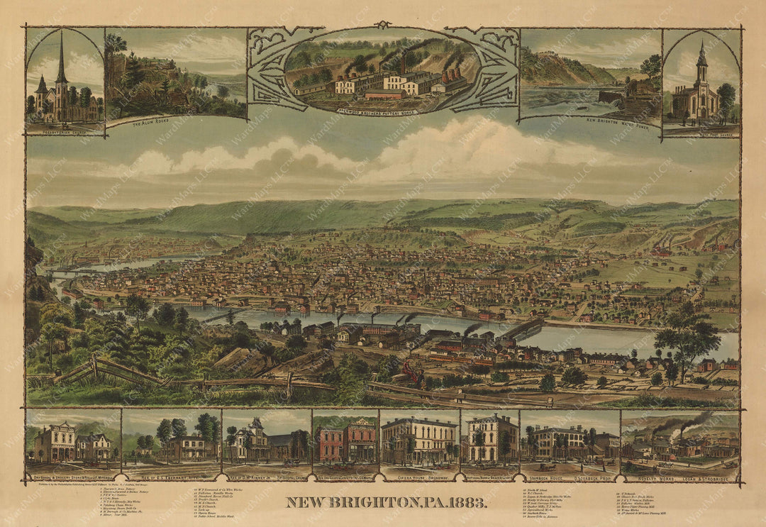 New Brighton, Pennsylvania 1883