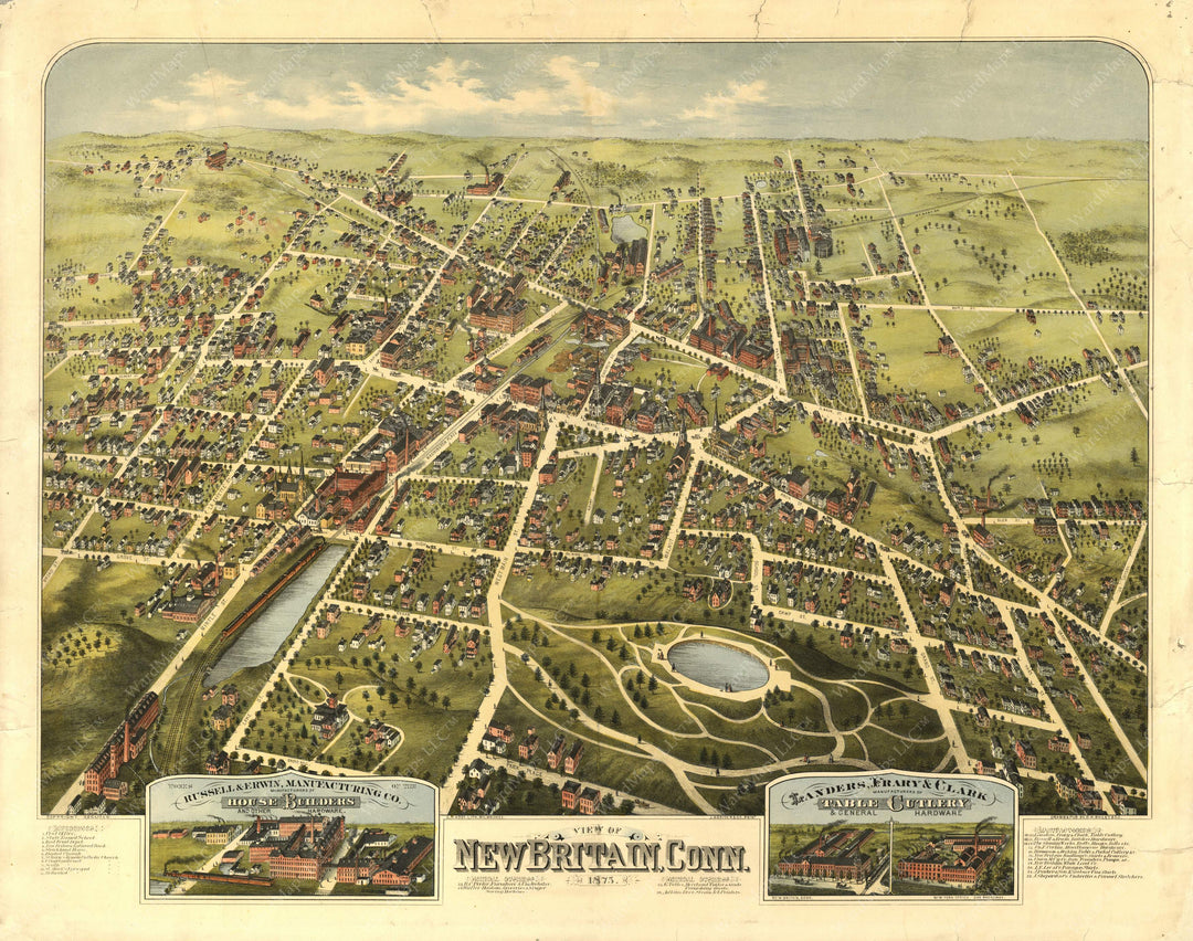 New Britain, Connecticut 1875