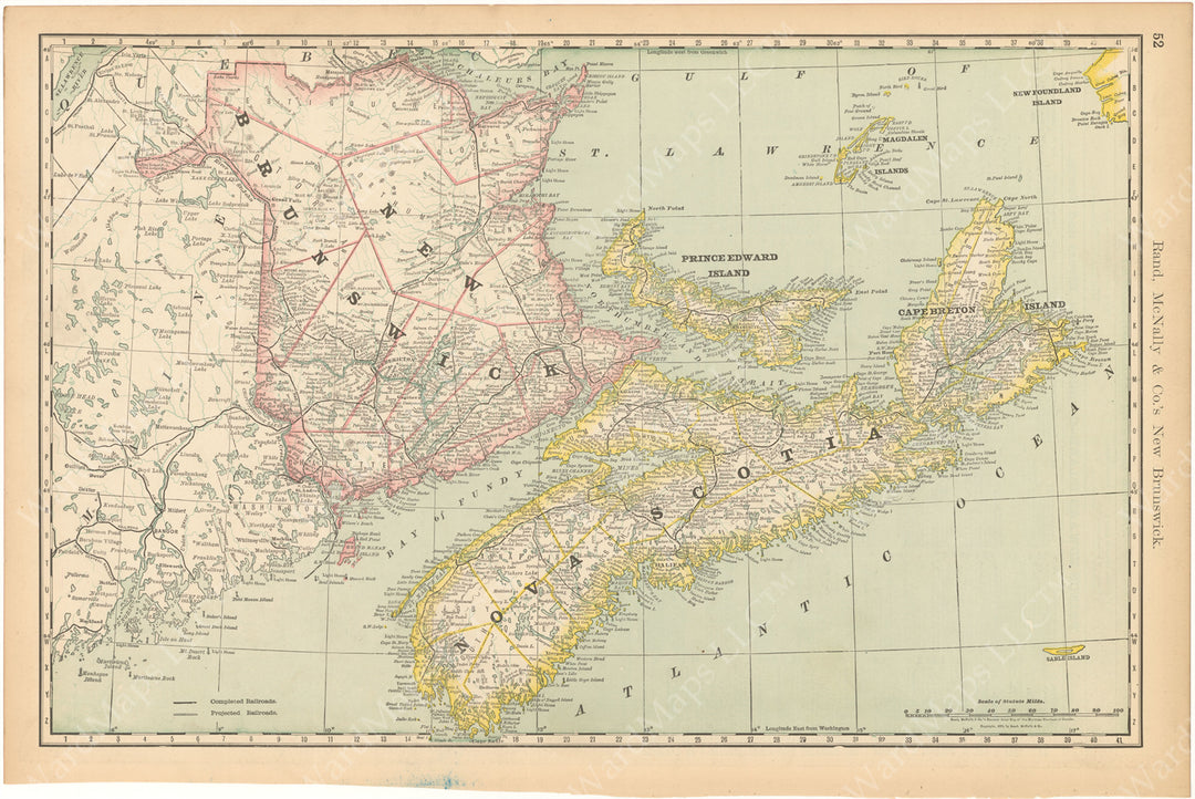 Canadian Maritimes 1892