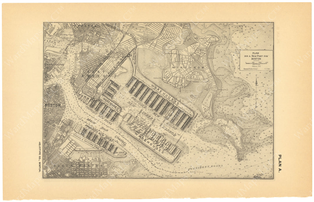 Boston, Massachusetts 1909: Plan A for a New Port