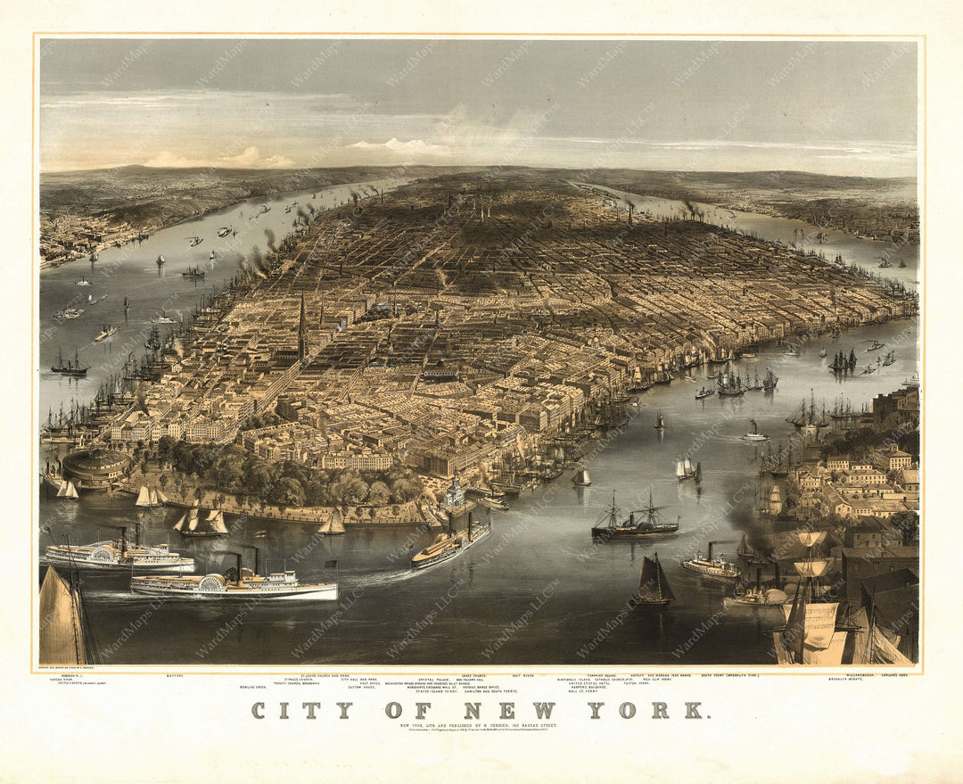 New York City, New York c.1856