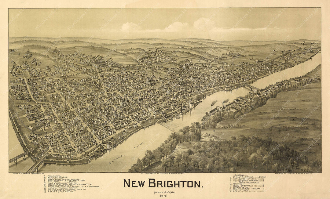 New Brighton, Pennsylvania 1901