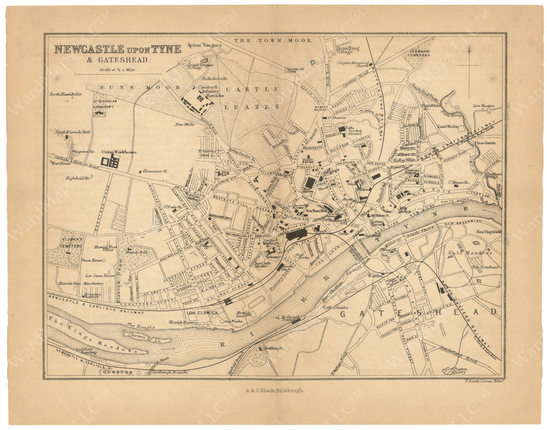 Newcastle Upon Tyne, England 1866