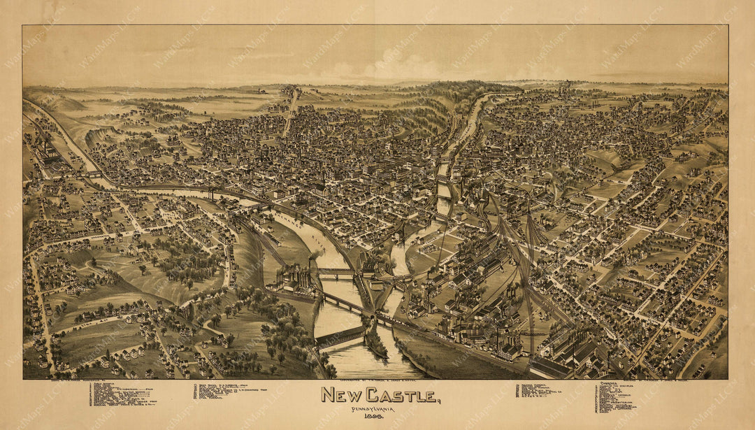 New Castle, Pennsylvania 1896