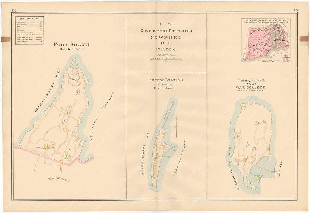Newport, Rhode Island 1895 Plate 006