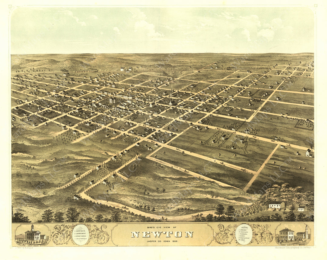Newton, Iowa 1868
