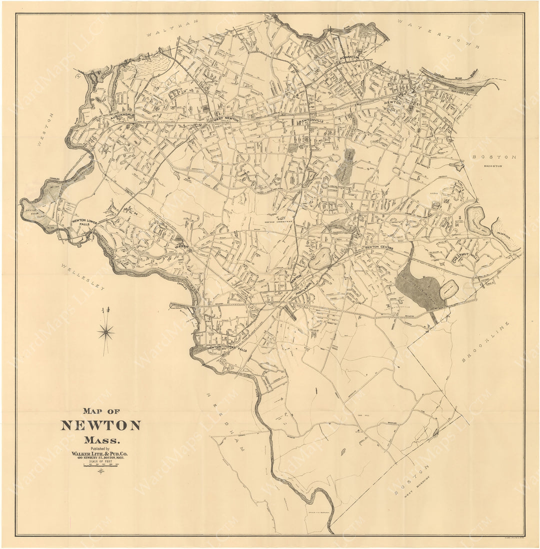 Newton, Massachusetts Circa 1910