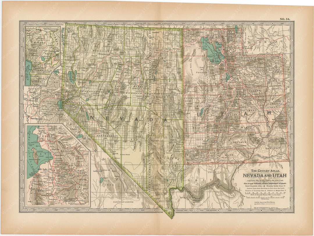 Nevada and Utah 1897