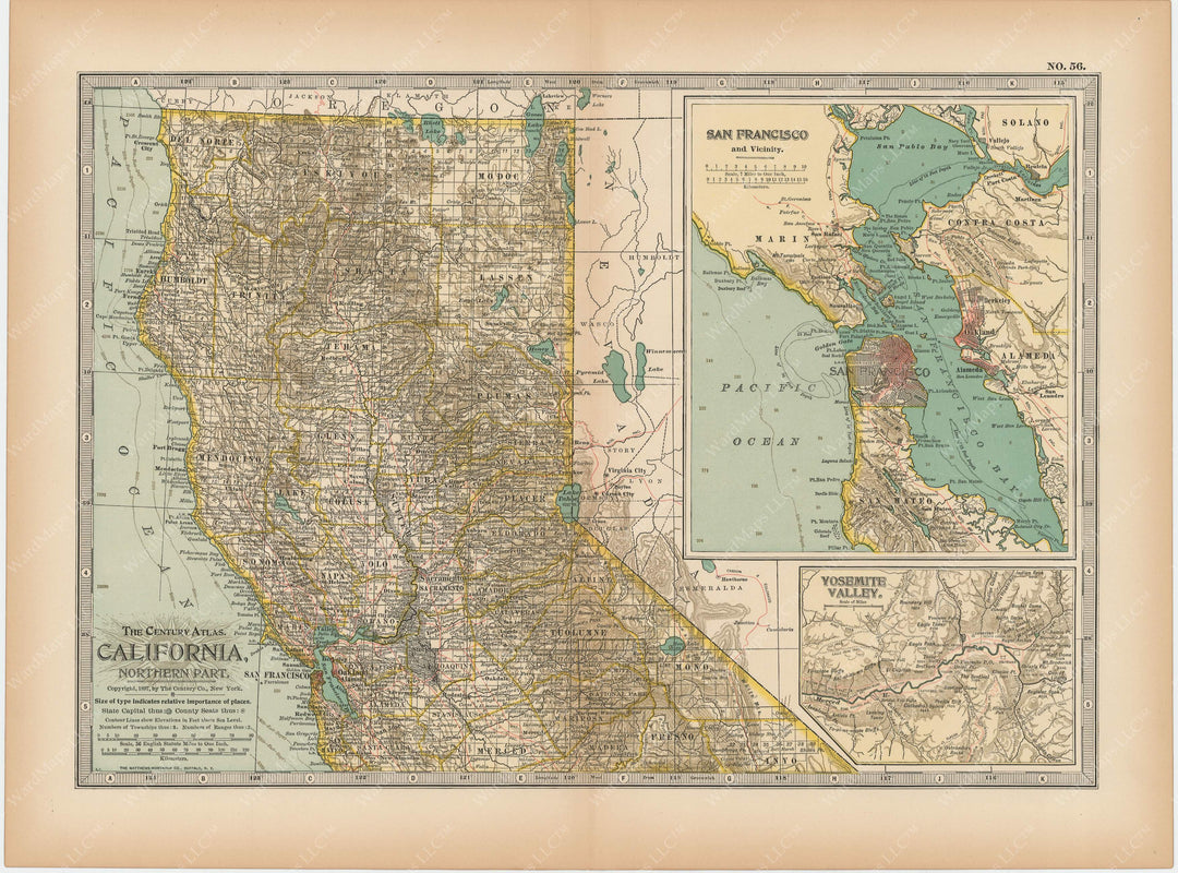 California: Northern Part 1897