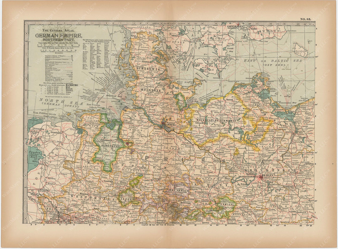 German Empire: Northern Part 1897