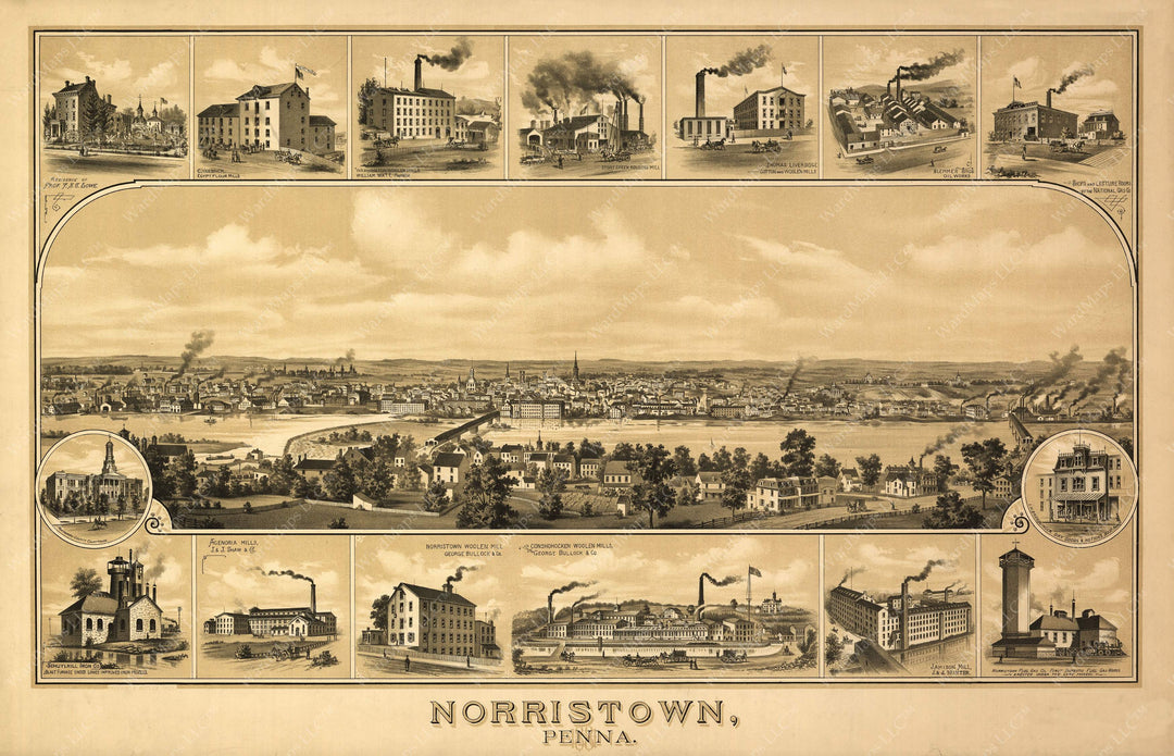 Norristown, Pennsylvania 1881