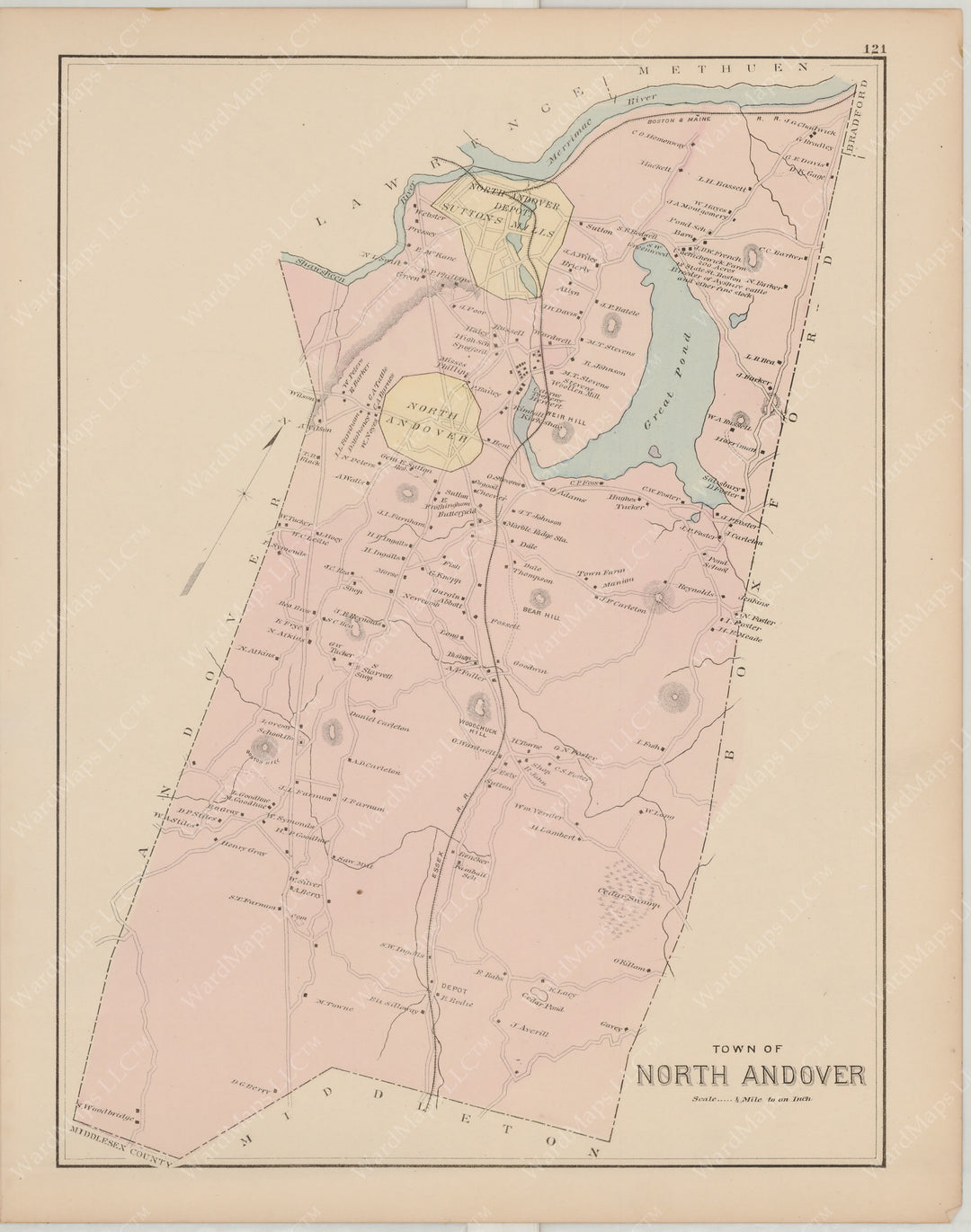 North Andover, Massachusetts 1884