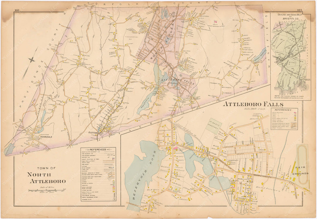 North Attleborough, Massachusetts 1895