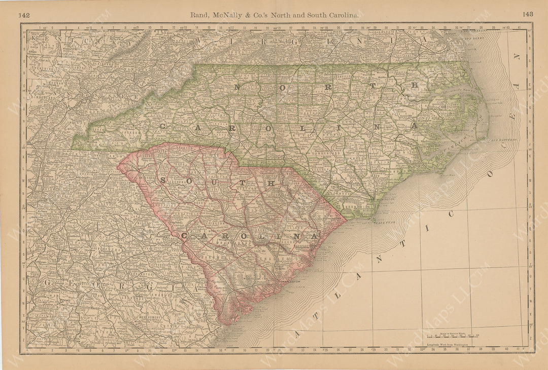 North Carolina and South Carolina 1877