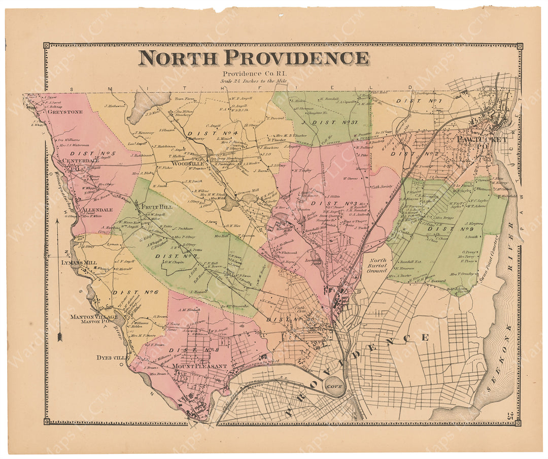 North Providence, Rhode Island 1870