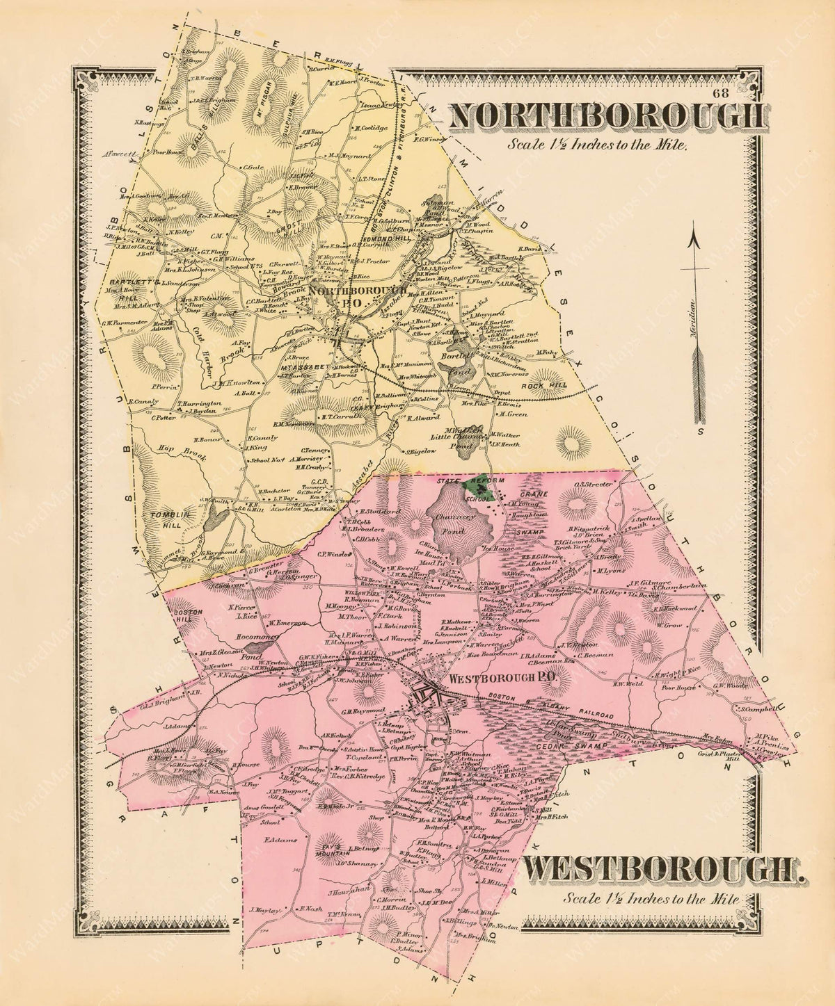 Northboro Northborough, Massachusetts – WardMaps LLC