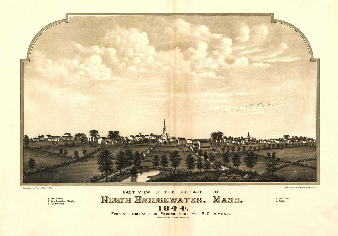 North Bridgewater, Massachusetts 1844