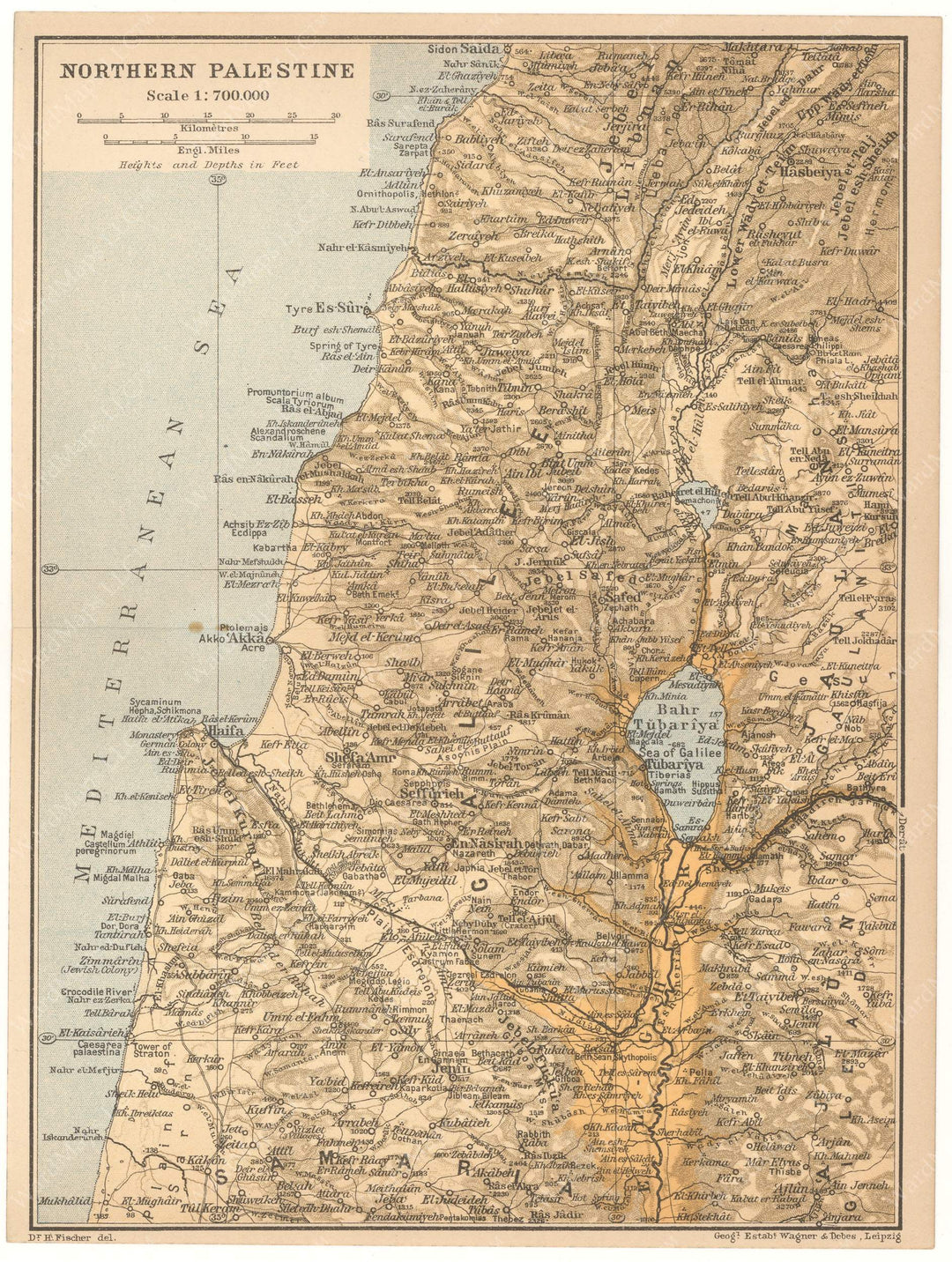 Palestine: Northern Part 1912