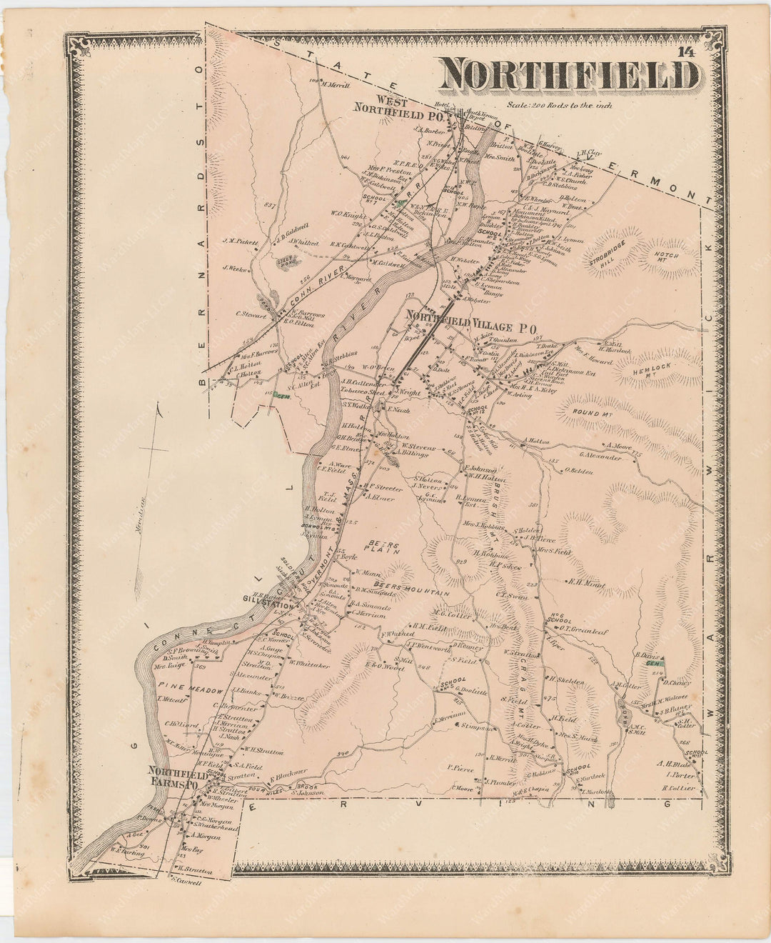 Northfield, Massachusetts 1871