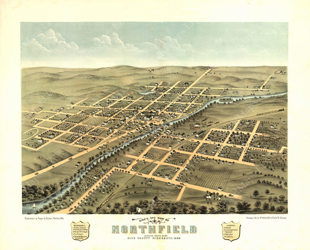 Northfield, Minnesota 1869