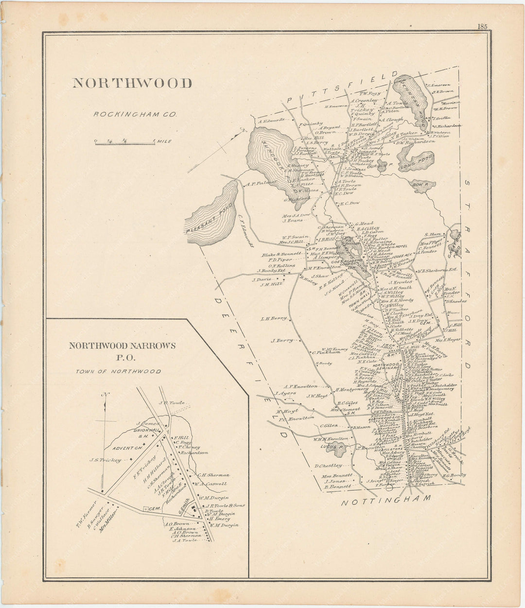 Northwood, New Hampshire 1892