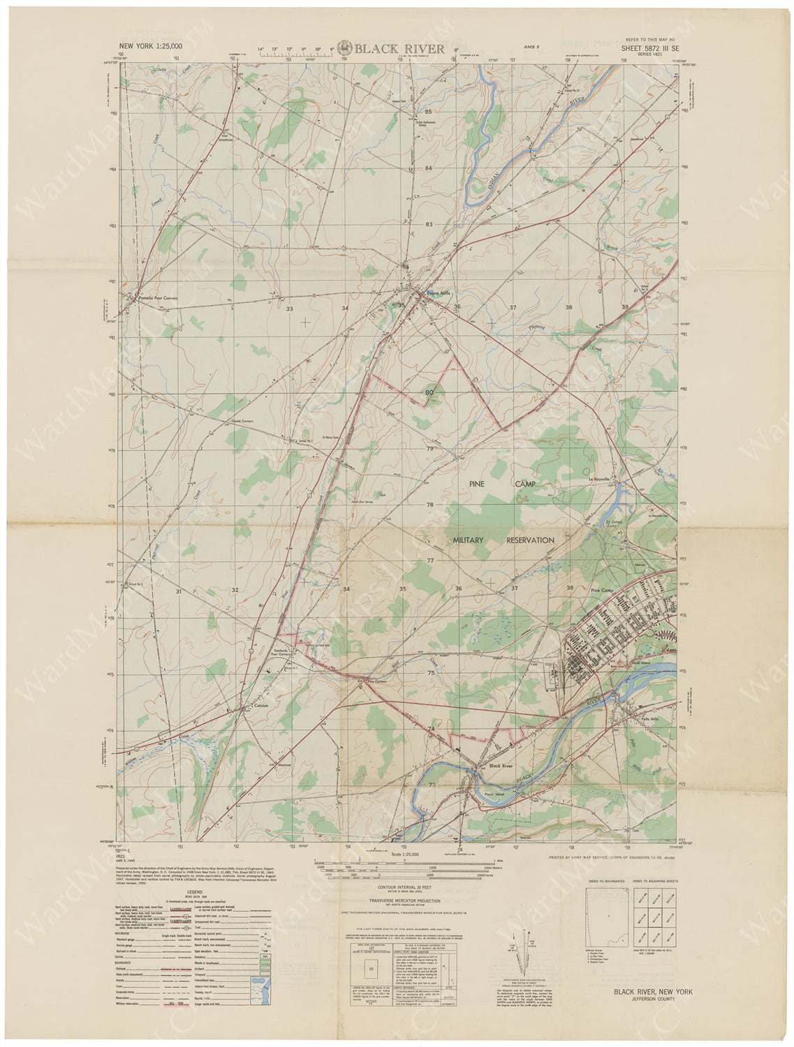 Legend On A Military Map