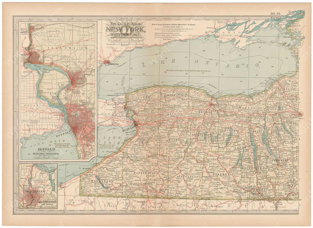 New York: Central and Western Parts 1914