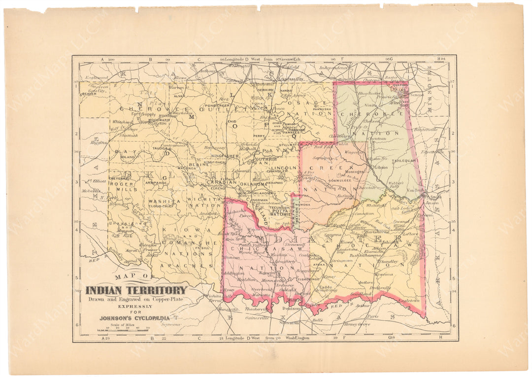 Oklahoma Indian Territory 1899