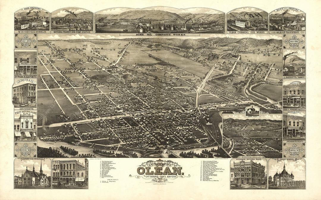 Olean, New York 1882