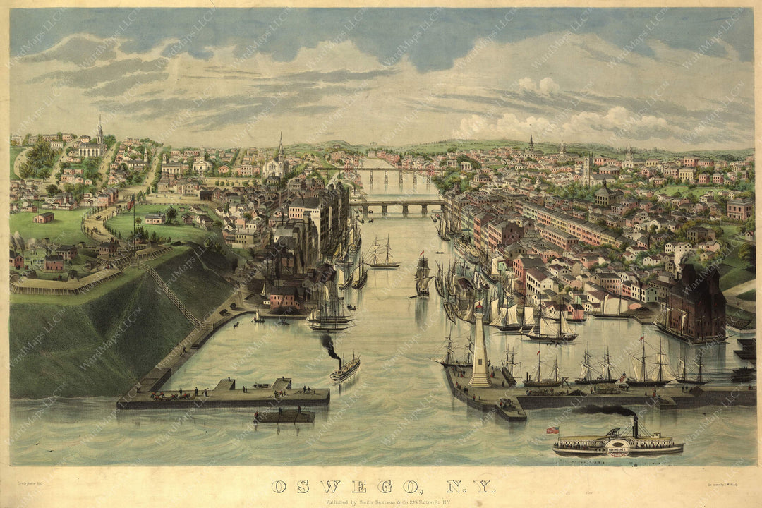 Oswego, New York 1855