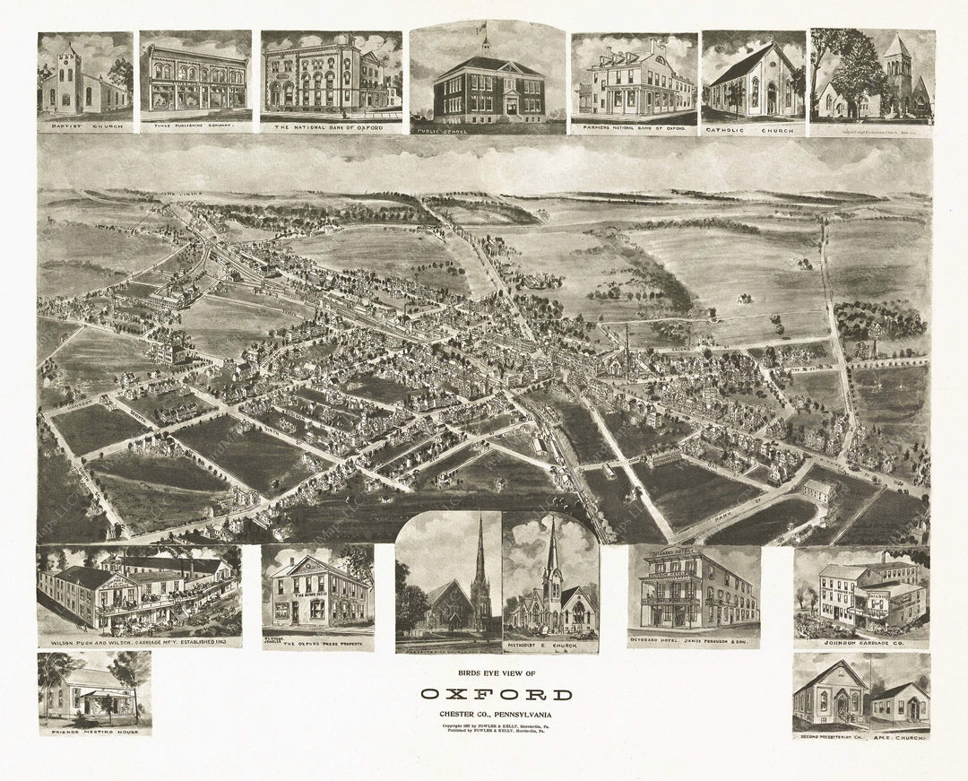 Oxford, Pennsylvania 1907