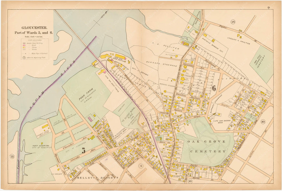 Cape Ann and Manchester, Massachusetts 1899 Plate 009: Gloucester