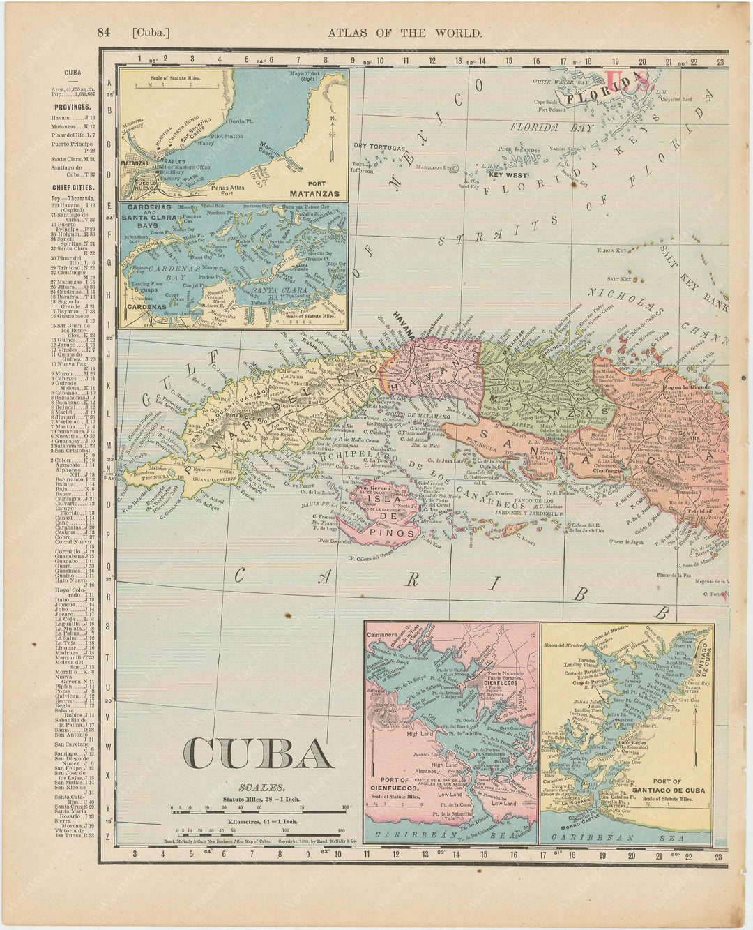 Cuba (West Part) 1900