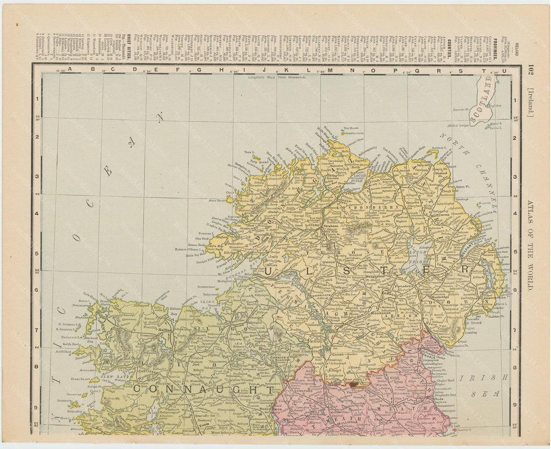 Ireland (North Part) 1900