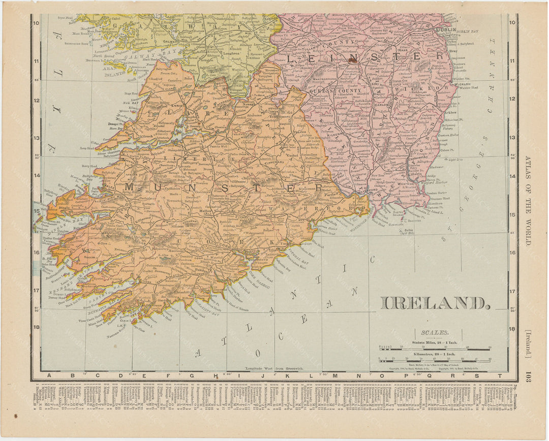 Ireland (South Part) 1900