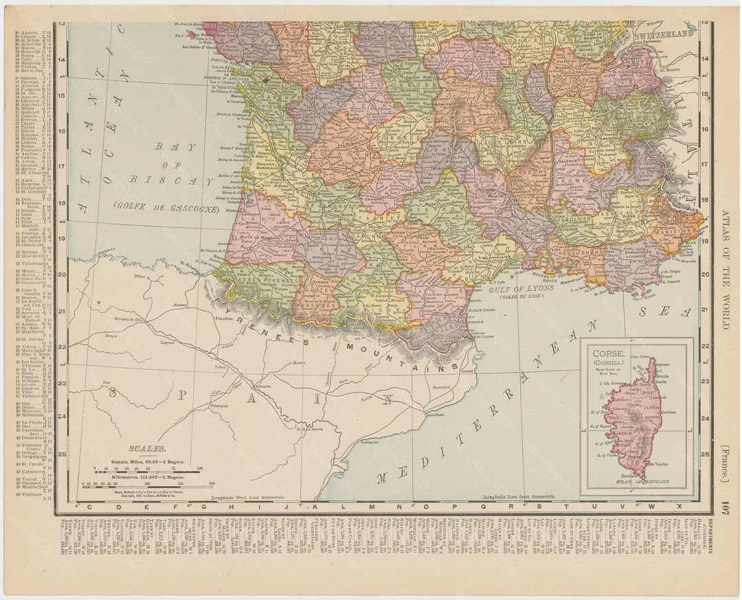 France (South Part) 1900