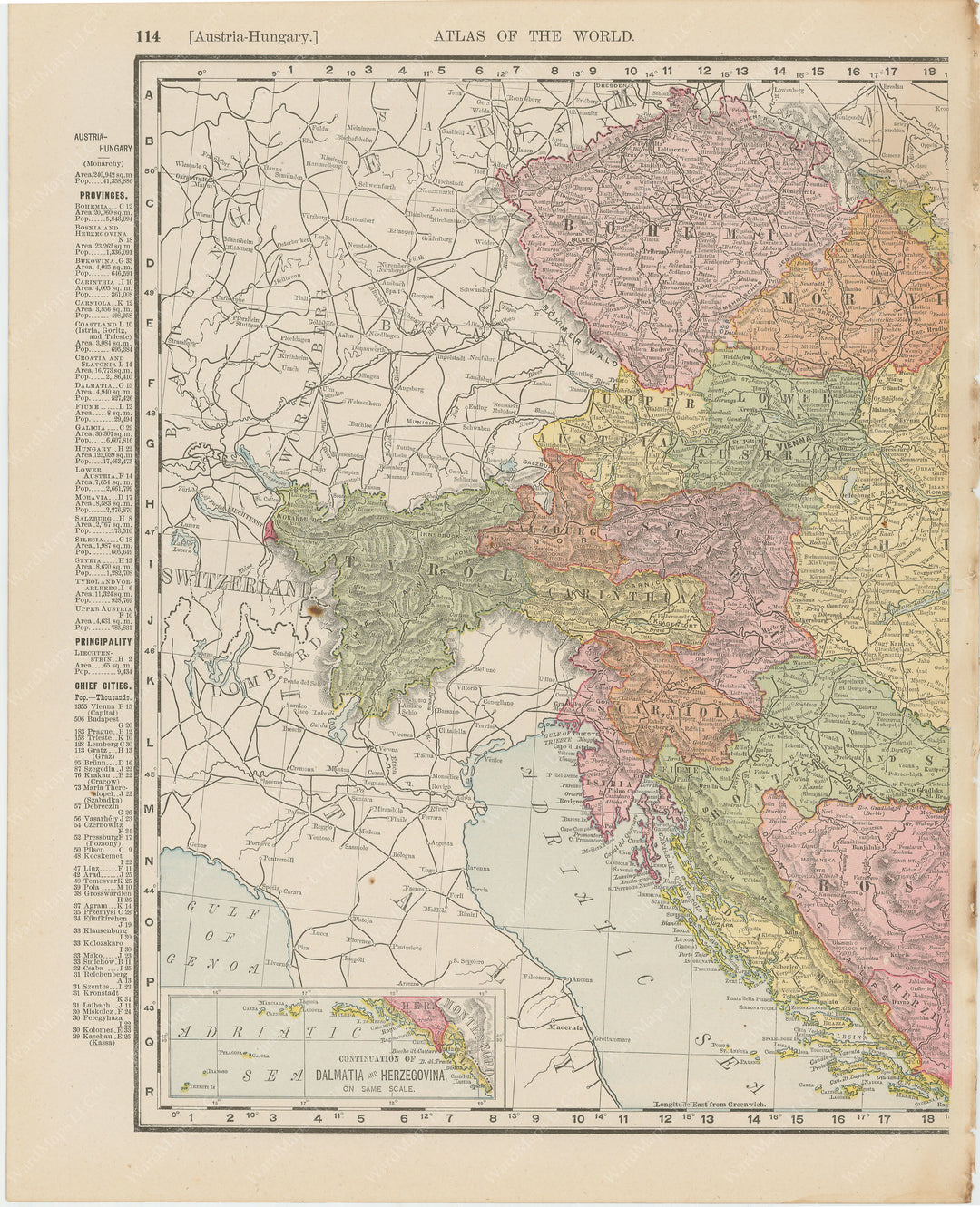 Austria-Hungary (West Part) 1900